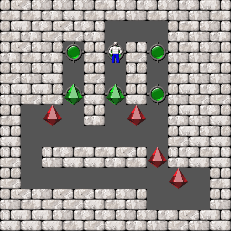 Sokoban Bugs509 collection level 106